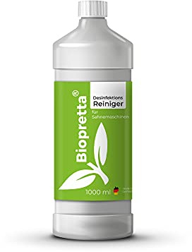 Biopretta Desinfektionsreiniger für Sahnemaschinen 1000ml auch für Milchsystemen bei Kaffeevollautomaten