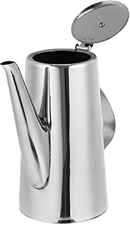 Yardwe 2L Distributore di Olio di Oliva Olio in Acciaio Inox Caraffa di con Coperchio Iced Tea Brocca di Acqua Brocca di Oliva Contenitore di Stoccaggio per Olio Aceto Bottiglia di