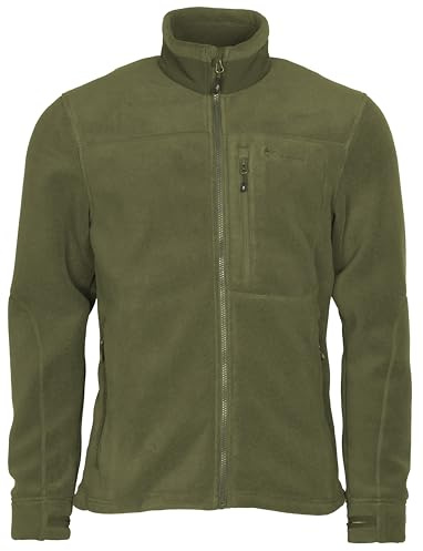Pinewood Fleecejacke Herren Outdoor grün, ideale Jagd Fleecejacke Herren für die Jagd, den Hundesport & zum Wandern