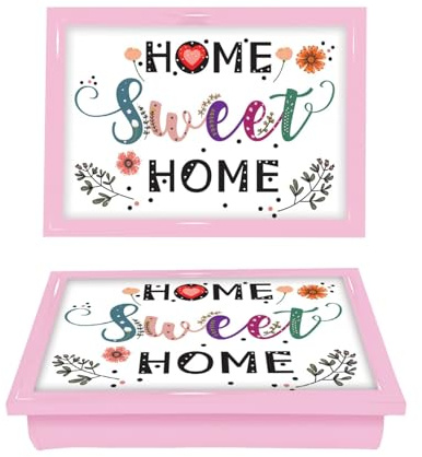 Lap Tray Home Sweet Home Bean Bag Cushion Base LapTray cushioned Breakfast Bed tray