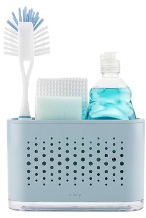 Minky Slimline Sink Tidy, Sink Caddy with Removable Drip Tray, UK Made