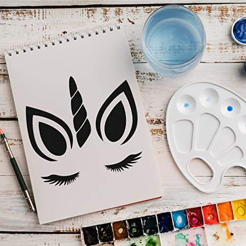 Schablone Einhorn Fabelwesen v10 Design Stencil DIY Airbrush Muster Wandgestaltung Sprühschablone 15 x 15 cm