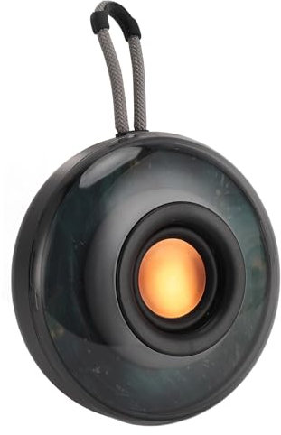 Jectse Tragbare Bluetooth-Lautsprecher, 10 W Lauter Stereo-Sound, Kabelloser Lautsprecher, RGB-Licht, Wasserdichter Bluetooth 5.3-Lautsprecher mit Mikrofon, für Zuhause, Outdoor, Party,