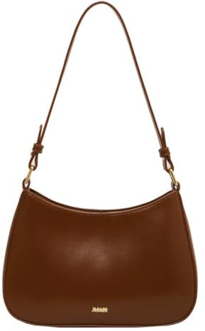 AiNinXun Piccola Borsa a Spalla Donna Borsa Tracolla Marrone Borsetta Tracolla Piccola Borsa a Mano in Pelle Ragazza Borse Piccole Donna Y2K Vintage Hobo Borsa Mezzaluna Pochette Shoulder Bags