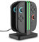 WUXIDIXI Charging Dock Compatible with Nintendo Switch 2 Joy Con Controllers, Switch 2 Charging Station with LED Indication and Charging Cable - Black