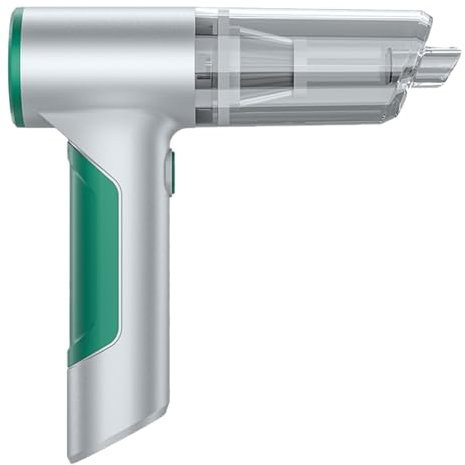 Fazvncv Pulitore auto Motore senza spazzole 2 marce Regolabile Auto Aspirapolvere Portatile Aria compressa Duster Pulitore Tastiera