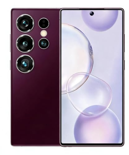 LatsYrs Entsperrtes Smartphone mit 4,5-Zoll-Display, 3 GB RAM + 32 GB ROM, Dual-SIM, Dual-Kamera, Android 10.0, WLAN, Bluetooth, FM, GPS, Pocket 4G-Mobiltelefon (Dark Purple)