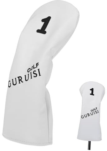 VICASKY Golf Schlägerkopfabdeckung Pu Schützende Driver Cover Passend Leicht Langlebig Für Herren Damen Golfzubehör Putter Schutz Hülle