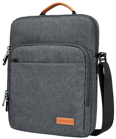 Dadanism 9-11 Custodia Protettiva Borsa con Tracolla per iPad (A16) 11, iPad Air 11 M4/M3, iPad Pro 11 M5/M4, iPad 10a Gen 10,9, iPad 9/8/7a Gen 10,2, Galaxy Tab A11+ 11,Grigio Siderale