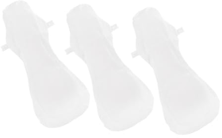 Gatuida 3 Stück Wiederverwendbare Stoffbinden Damenbinden aus Baumwolle Leckschutz Sanitary Napkins Periodenbinden Waschbar Saugstark für Frauen Alltag und Sport