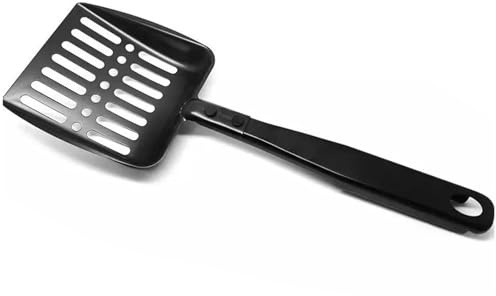 Pala del -Scoop di setaccio di cenere di ferro da 40x15 cm, vuota, strumento di pulizia resistente al calore | Carbone pesante per stufa a legna, buca per il fuoco, grill barbecu