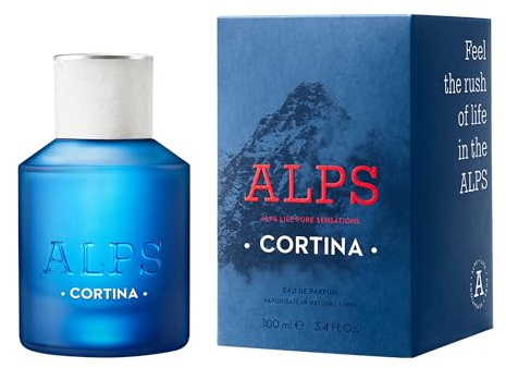 ALPS Cortina Eau de Parfum – Fragranza Fresca e Legnosa Ispirata alle Alpi – Profumo Unisex dal Carattere Moderno - Vegan Eco-Friendly Made in Italy (100 ml)