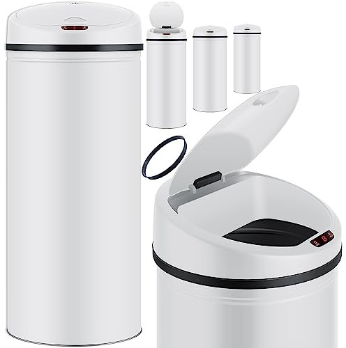 KESSER® Cestino dei rifiuti automatico a sensore - bidone dei rifiuti - pattumiera - cestino della carta in ACCIAIO INOSSIDABILE