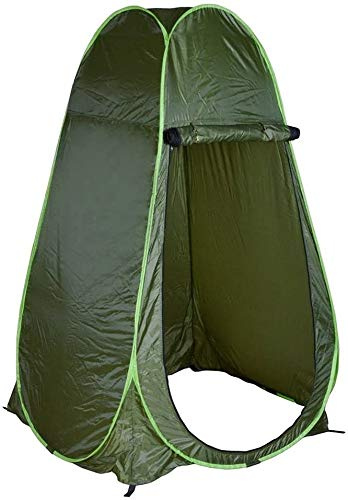 Umkleidezelt Toilettenzelt, Camping Duschzelt Mobile Outdoor Privatsphäre WC Zelt Lagerzelt, Tragbar Duschzelt, Umkleidezelt, Toilettenzelt 20 x 120 x 190 cm(Grün)