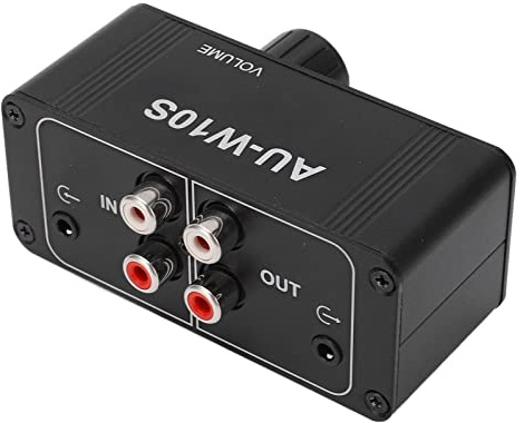 Mini Stereo Audio Preamplificatore Amplificatore per Cuffie Regolatore di Volume Mini Mixer Audio con Uscita Jack 3 5mm per Piccoli Club o Bar