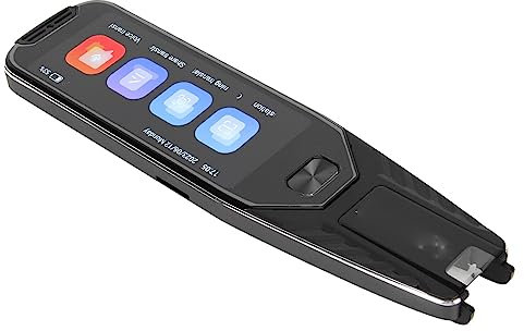 Stylo Traducteur de Langue Numérique, Stylo de Numérisation de Traduction Vocale Smartpen Portable 134 Langues, pour Les Voyages d'apprentissage en Entreprise (Noir)
