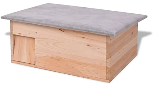 RAUGAJ Igelhaus 45x33x22 cm Holz, Artikelmaterial: massives chinesisches Tannenholz