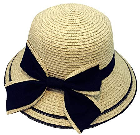 MILAX Frauen Strohhut Faltbar Bohemia Wide Rand Sonnenhut Strohhut Damen Mit Breiter Krempe Faltbar, Boho, Sommer, Damen, Lsf 50, Sommerhut, Faltbar, Aufrollbar, Strandhut, Sonnenhut, Strohkappe