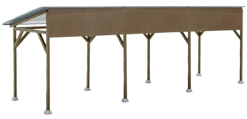Kibri 38349 H0 Wooden Carport Kit
