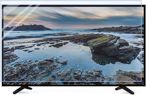 XDRGOOIUY 50-65 Inch TV Screen Protector Anti-Glare/Anti Blue Light/Anti-UV Screen Filter TV Anti-Scratch Protector Film for LCD,LED,OLED and QLED 4K HDTV