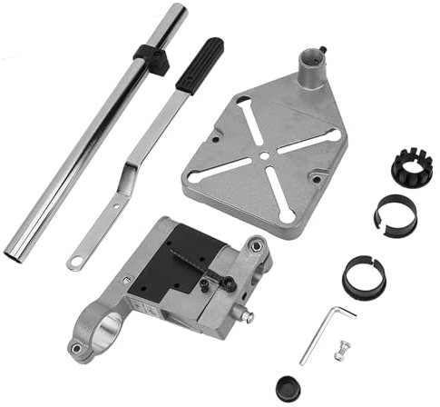 Morsetto Banco Regolabile Supporto per Trapano a Colonna Banco Lavoro per Trapani Elettrici Diametro Collare 43 Mm o 38 Mm, Supporto per Morsetto Banco per Trapano