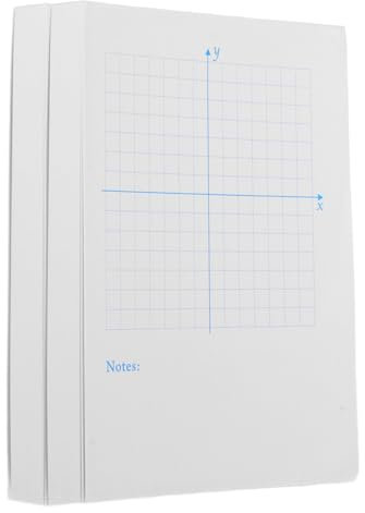 STOBOK Mathematik Übungshefte 2 Stück Millimeterpapier Mit Xy Koordinaten Raster Für Graﬁsche Darstellungen Und Mathematische Übungen