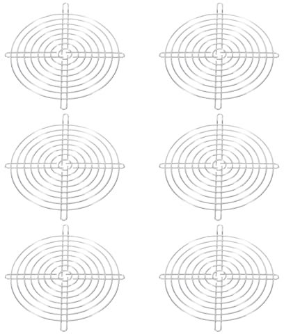 PATIKIL 145mm Fan Finger Grill, 6 Pack Metal Grill Protector Guard Fan Protective Cover for 145fzymm Exhaust Fans Equipment Computer DIY