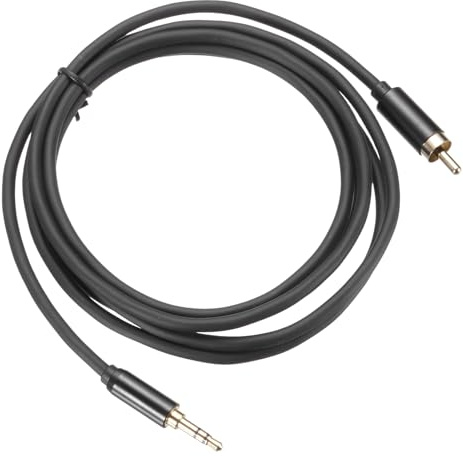 DMiotech 3.5mm to RCA Cable, 6ft TS Male to RCA Male Stereo Audio Cable RCA Y Splitter for Smartphones, Speakers, HDTV, Home Theater