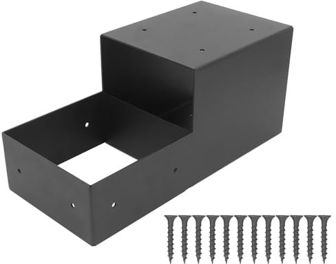 Pergola Halterung, Woodworks DIY Pergola Bausatz Winkel Eckhalterung für die Erweiterung Eines Erhöhten Holzständers, Außen Universal Pergola Halterungen Hardware