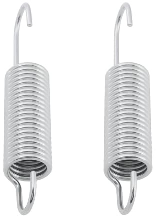 ECSiNG 2Pcs Liegestuhl Zugfedern Draht Verzinktem Stahl Langen Hals Haken Sofa Mechanismus Federn
