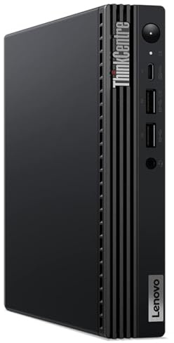 Lenovo Mini PC ordinateur de bureau ThinkCentre M70q Gen 3 Tiny, Core i5-12400T ; Mémoire RAM 16 Go, disque SSD 512 Go, Win 11 PRO (reconditionné)