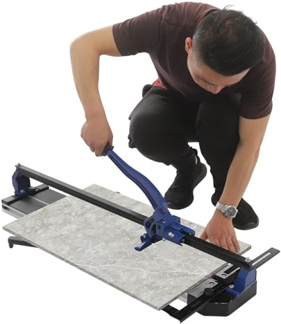 Tagliapiastrelle da 60 cm, 83 x 20 x 23 cm, spessore di taglio 4 – 15 mm, taglio manuale per piastrelle, taglio efficiente professionale, per fai da te, professionisti del settore delle piastrelle