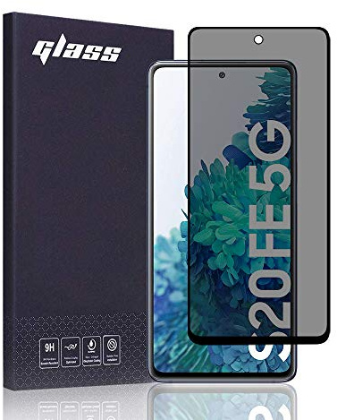 FiiMoo Privacy Schutzfolie für Samsung Galaxy S20 FE 5G/Galaxy S20 FE 2022 5G, [3D Vollabdeckung] [Case Friendly], Privacy für Panzerglas Schutzfolie Anti-Spy Displayschutzglas für Galaxy S20 FE