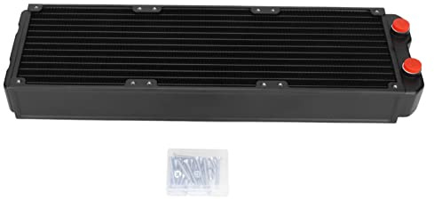 Computer Radiator Wasserkühlung Kühler für CPU Kühlkörper, 360 Mm Pagoda Mouth Wassergekühlter Aluminium Kühler Zehn Reihen von Rohren Aluminium Kühlkörper