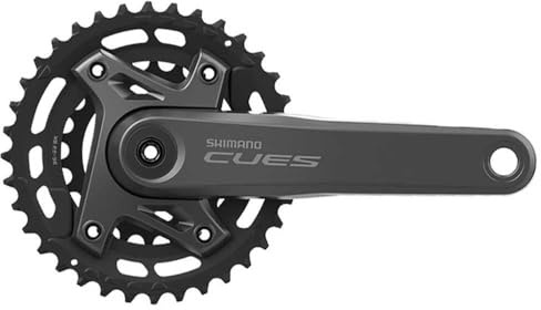 Shimano Cues FC-U6000-2 Kurbelgarnitur Schwarz 175 mm