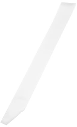 PATIKIL 160 cm x 10 cm tomt satinband, gör-det-själv vanligt skärp bal drottning skärp festtillbehör för examen fest bröllop bankett halloween dekorationer, vit