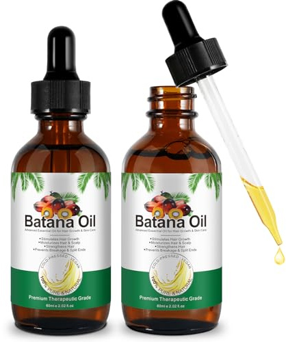 Batana Hair Oil, Batana Oil for Hair Growth 120ml, 100% Puro Aceite de Batana Pelo, Fortalece el Cabello, Hidratante de la Piel y la Cara, Aceite Para el Pelo Para Todo Tipo de Cabello