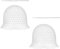 2 Pcs Highlighting Cap, Silicone Highlight Cap Reusable Hair Highlighting Kit with Hook, Professional Hair Dye Cap for Women Men Hair Salon