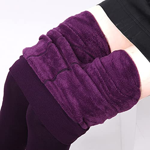 Shape Strumpfhosen Ohne Fuß Damen, Leggings Damen Winter Warme, Bauchweg High Waist Winterstrumpfhose Damen Gefüttert Stützstrumpfhose Weicher Bequem Sport Leggings Damen Booty Scrunch