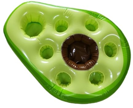 Milageto Floating Drink Holder Inflatable Cup Holder Large Capacity Premium Portable Coaster for Swimming Pool Hot Tub Accessories