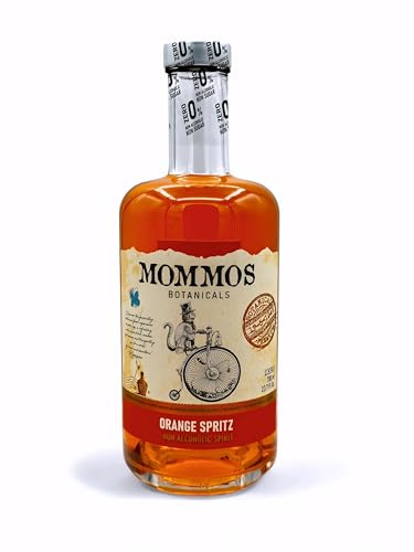 Mommos Orange Spritz 0,0% – ALTERNATIV ORANGE SPRITZ – Utan alkohol – Utan socker – Låg i kalorier – Premium – 700 ml | För älskare av 0% spritdrycker