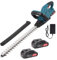 Tagliasiepi a Batteria 48cm, Tagliasiepi Elettrico Brushless con 2 Batterie da 2000mAh,Tagliasiepe Giardino a Batteria per Siepi, Arbusti, Potatura