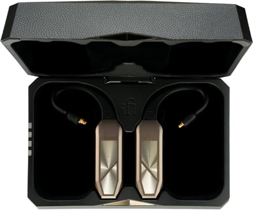 iFi Go Pod Max - High-Fidelity TWS Bluetooth 5.4 tragbarer DAC für IEMs, verlustfreies LDAC/aptX Adaptive, K2HD & digitale Filter, 35H Spielzeit, UVC-Sterilisation, Qi Wireless & USB-C Schnellladung