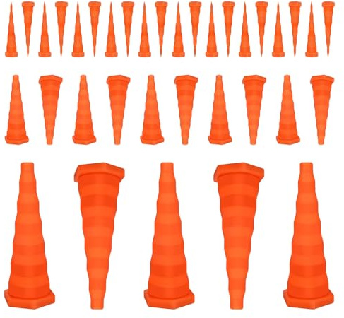 Tapones de Silicona, Juego de 35 Tapones de Goma Cónicos con 5 Grandes 10 Medianos y 20 Pequeños Tapones de Servicio de Aceite Hidráulico para Riego y Protección Contra Fugas en Mangueras y Tuberías