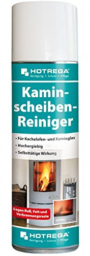 HOTREGA® Kaminscheiben-Reiniger 300 ml - Hochleistungs Aktivschaum Reiniger zur Beseitigung hartnäckigster Verschmutzungen