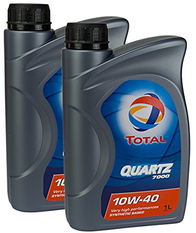 2 x motorolja total kvarts 7 000 10 W-40 1L