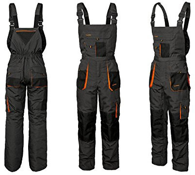 ART.MAS Winter Latzhose Arbeitslatzhose Schutzhose Berufshose gefüttert (CLAS-Win-LATZ) (50)