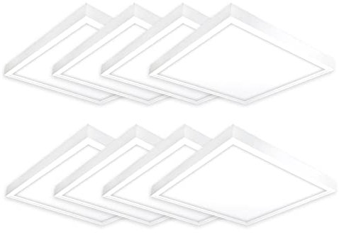Xtend EcoLight 8x LED Panel 62x62 Neutralweiß 4000K 40W mit Steck-Aufbaurahmen PLe2.2