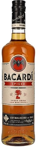 BACARDÍ Spiced, 35% ABV, 70 cl / 700 ml, Spiritueux d’Exception Élaboré avec du Rhum Vieilli en Fût, des Arômes Naturels et des Épices