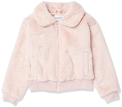 Amazon Essentials Veste en Fausse Fourrure Fille, Mauve, 6-7 Ans